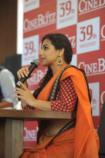 Vidya Balan unveils Cine Blitz magazine