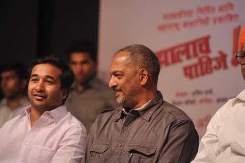 Nana Patekar attended the Mahurat of drama Zhalach Pahije