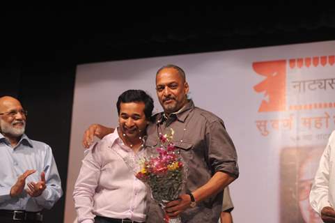 Nana Patekar attended the Mahurat of drama Zhalach Pahije