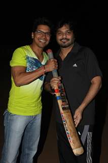 Shaan at Singers Cricket Match