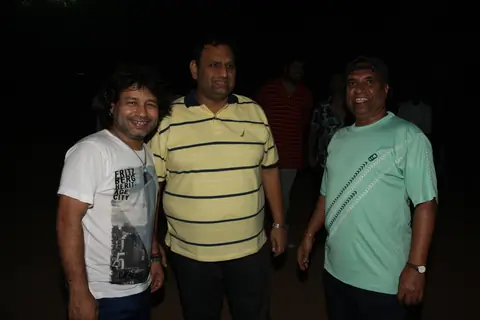 Kailash Kher at Singers Cricket Match