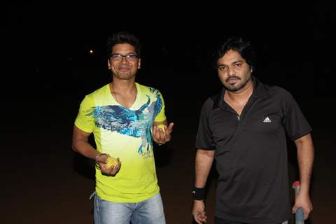 Shaan at Singers Cricket Match