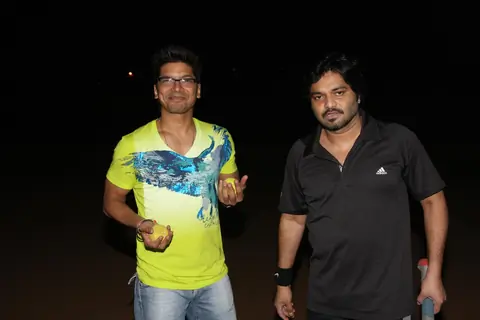 Shaan at Singers Cricket Match