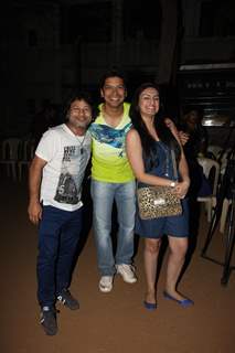 Kailash Kher with Shaan at Singers Cricket Match