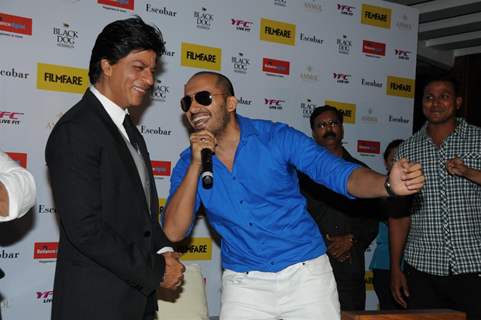 Shahrukh Khan during the launch of FILMFARE Magazine