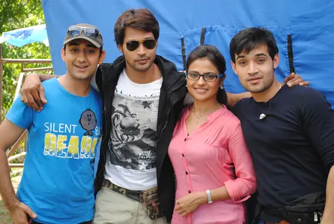 Dheeraj, Farhan, Vividha and Srman
