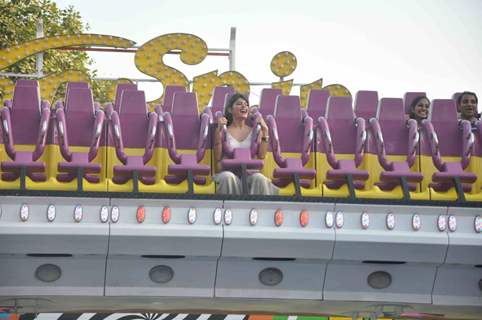 Jacqueline Fernandez launches new ride at Essel World