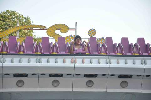 Jacqueline Fernandez launches new ride at Essel World