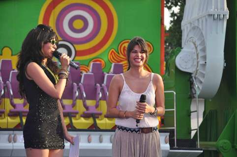 Jacqueline Fernandez launches new ride at Essel World