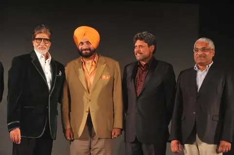 Big B & Kapil Dev unveil Siddhu's 'Sherry on Topp'