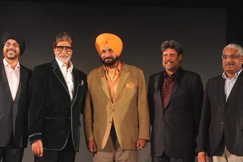 Big B & Kapil Dev unveil Siddhu's 'Sherry on Topp'