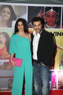 Sanjay Kapoor with wife Maheep Kapoor at Sahara Pariwar Bash For Padma Shri Sridevi