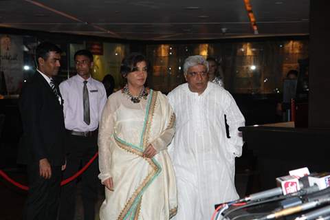 Shabana Azmi and Javed Akhtar at Sahara Pariwar Bash For Padma Shri Sridevi