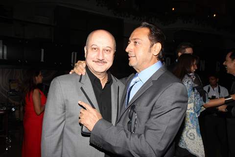 Anupam Kher with Gulshan Grover at Sahara Pariwar Bash For Padma Shri Sridevi