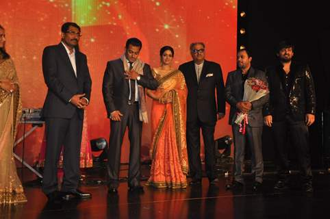 Salman Khan, Sridevi, Boney Kapoor at New News Channel Launch Marathi Jai Maharashtra