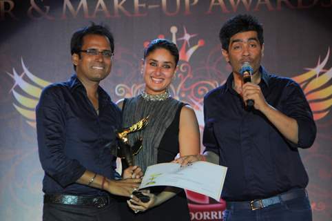 Kareena Kapoor, Manish Malhotra at Bharat and Dorris Hair and Makeup Awards