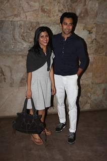 Konkona Sen Sharma and Rahul Khanna at Special screening of Bombay Talkies