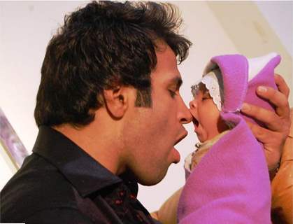 Rithvik and little Zoya