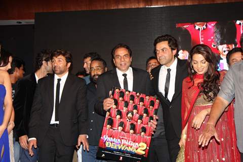 Film Yamla Pagla Deewana 2 music launch ceremony