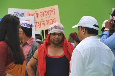 Rajpal Yadav at Mahurat of the film Janta Vs Janardhan-Bechara Aam Aadmi