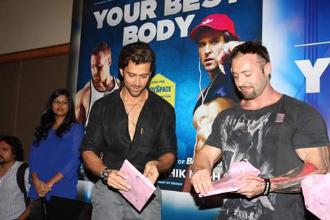 Hrithik Roshan unveils Krish Gethin's Book Guide To Your Best Body