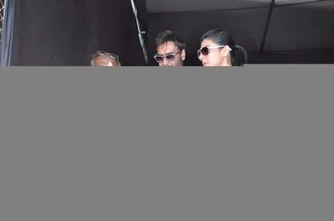 Kajol, Ajay promote Lonavla funfair