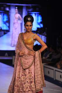 Sameera Reddy walks for designer Neeta Lulla at the grand Finale of Rajasthan Fashion Week