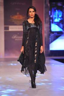 Designer Kavita Bhartia during a fashion show at the Rajasthan Fashion Week