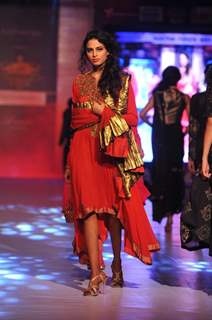 Designer Kavita Bhartia during a fashion show at the Rajasthan Fashion Week