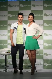 Varun Dhawan and Parineeti Chopra launch of We Chat