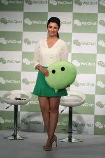 Varun Dhawan and Parineeti Chopra launch of We Chat