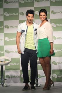 Varun Dhawan and Parineeti Chopra launch of We Chat