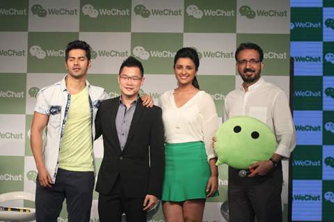 Varun Dhawan and Parineeti Chopra launch of We Chat