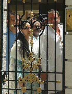 Sanjay Dutt before surrender to court outside his residence Imperial height