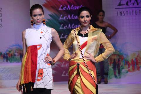 Le’mark Institute of Fashion showcased an exclusive fashion & jewelry show