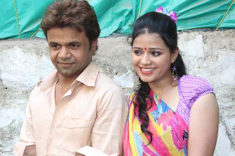 Rajpal Yadav shoots for Hari Kripa Films 'Babuji Ek Ticket Bambai'