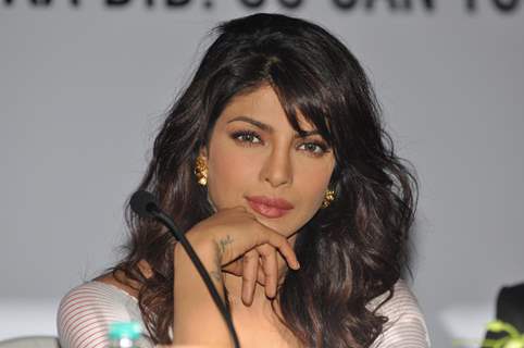 Priyanka Chopra at the launch of My World Initiative by UNICEF at SP Jain Auditorium in Andheri, Mumbai