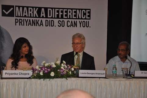 Priyanka Chopra at the launch of My World Initiative by UNICEF at SP Jain Auditorium in Andheri, Mumbai