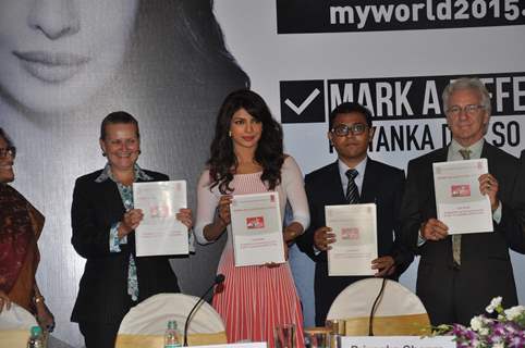 Priyanka Chopra at the launch of My World Initiative by UNICEF at SP Jain Auditorium in Andheri, Mumbai