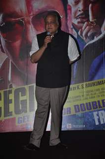 Priya Dutt, Kumar Gaurav, Prachi Desai at the first look launch of Policegiri in Mumbai