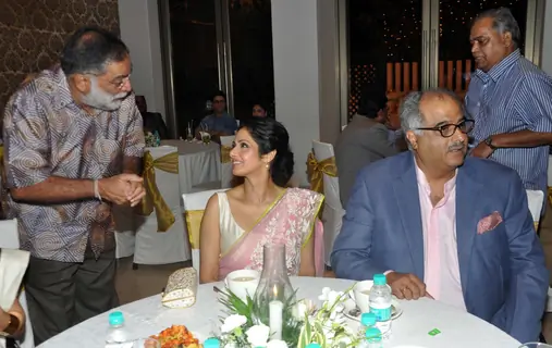 Sridevi and Dharmendra at Prabodh Davkhare's birthday bash