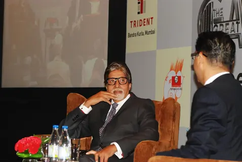 Amitabh Bachchan at the press conference of 'The Great Gatsby' in Gujarat