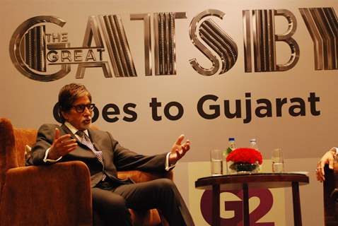 Amitabh Bachchan at the press conference of 'The Great Gatsby' in Gujarat