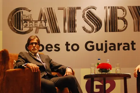 Amitabh Bachchan at the press conference of 'The Great Gatsby' in Gujarat