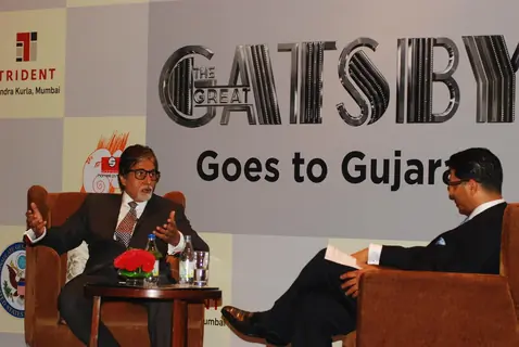Amitabh Bachchan at the press conference of 'The Great Gatsby' in Gujarat