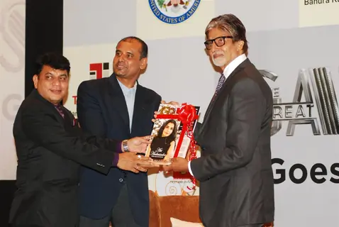 Amitabh Bachchan at the press conference of 'The Great Gatsby' in Gujarat