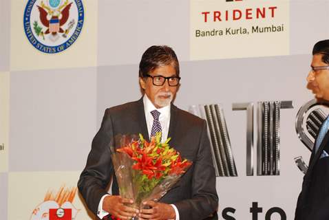 Amitabh Bachchan at the press conference of 'The Great Gatsby' in Gujarat