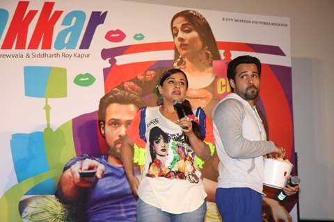 Vidya Balan and, Emraan Hashmi launch Ghanchakkar 'Lazy Lad' Song