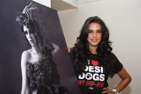 Neha Dhupia at the launch of Newest Pro-Veg Ad Campaign by PETA