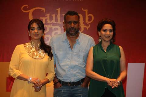 Madhuri Dixit and Juhi Chawla with Director Anubhav Sinha launch BELIEVE - campaign